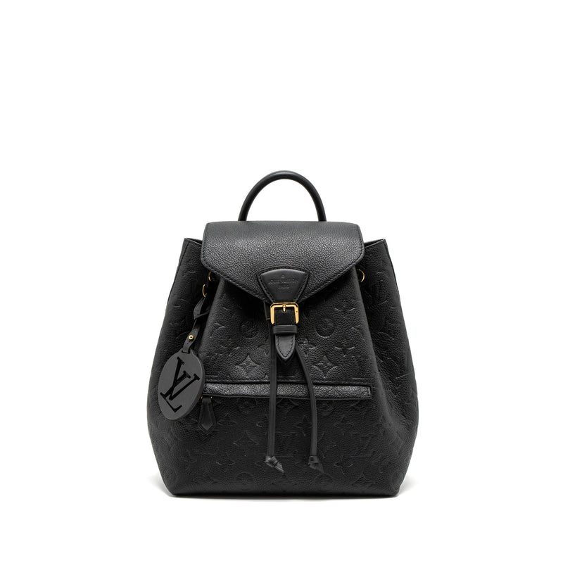 black louis vuitton backpack women's Louis Vuitton Montsouris Backpack Monogram Empreinte Black GHW (New Ve