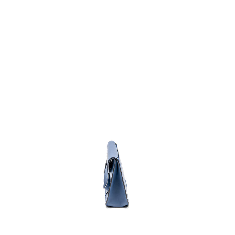 Hermes Mini Halzan 22 Swift Blue Agate SHW stamp A