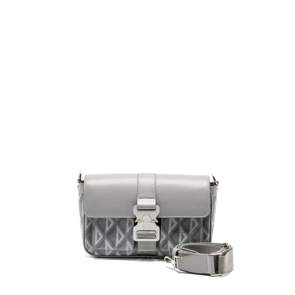 Dior Hit the Road bag with Strap dior cd diamond canvas grey multicolour hardware