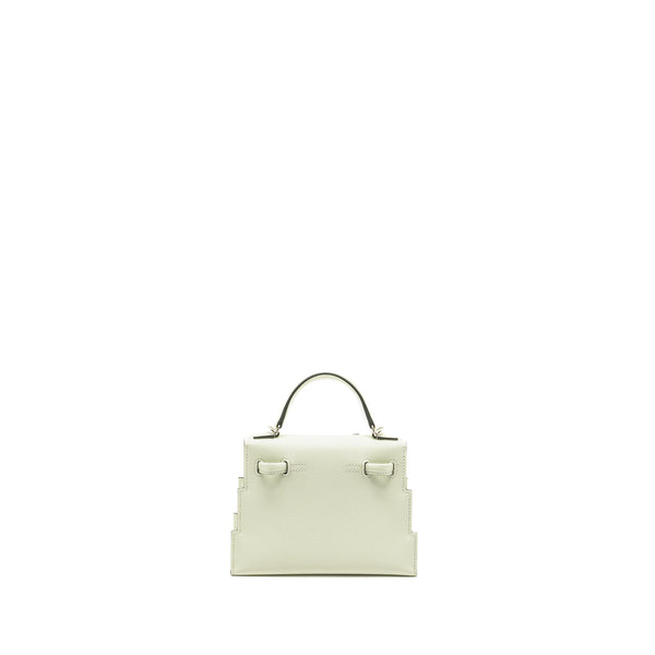 Hermes Kelly Dole Picto Epsom vert fizz / nata / rose Texas SHW stamp B