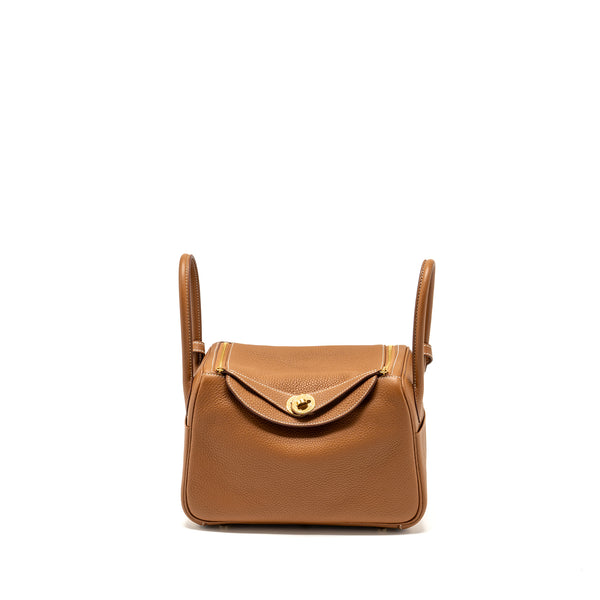 Hermes Lindy 26 Clemence Gold GHW stamp Z