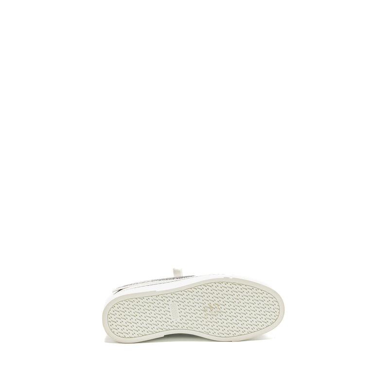 Hermes Size 37 Wing Sneakers Leather White/Silver SHW