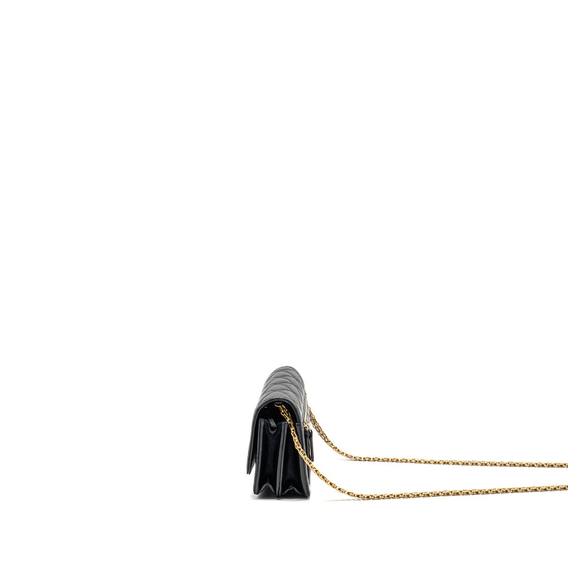 Chanel Mini 2.55 Reissue Wallet on Chain Aged Calfskin Black GHW(microchip)