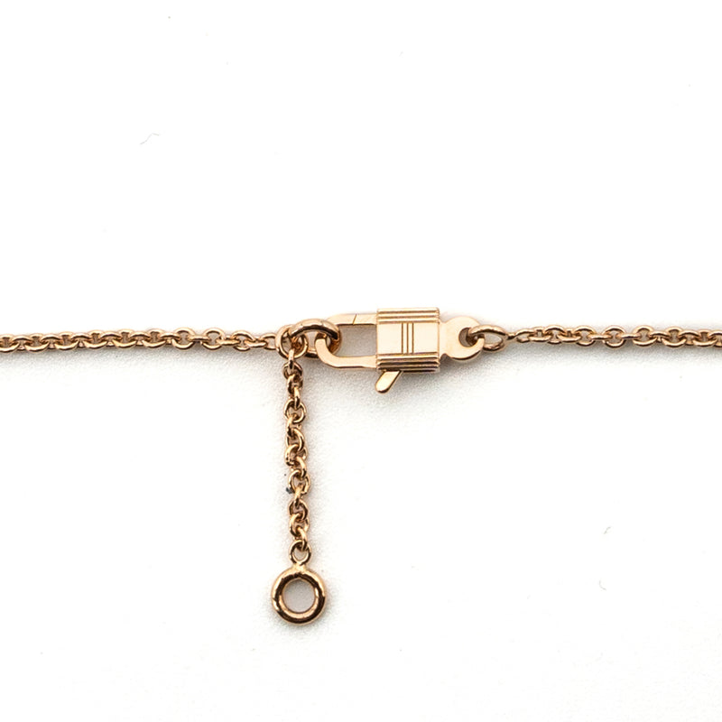 Hermes Constance Amulette Pendant Rose Gold Diamonds