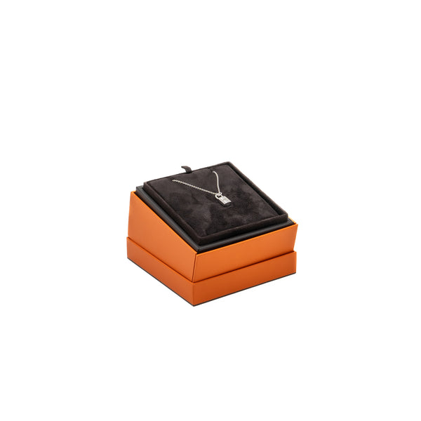 Hermes Kelly Cadenas Pendant White Gold Diamonds