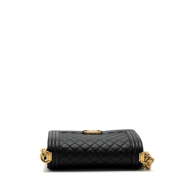 Chanel Medium Classic Boy Bag Caviar Black GHW