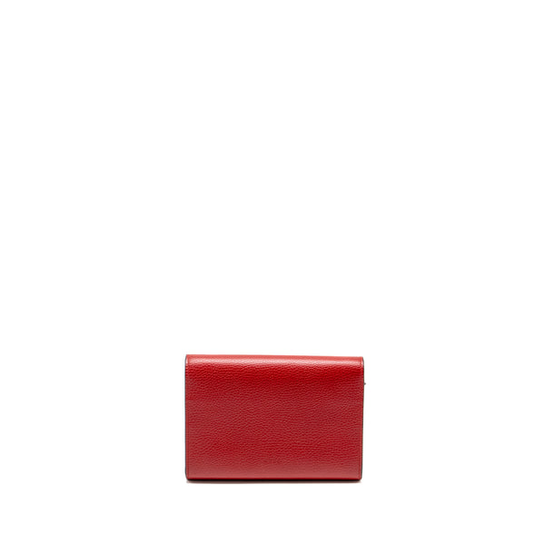 Gucci Dionysus Wallet On Chain Calfskin Red Multicolour Hardware