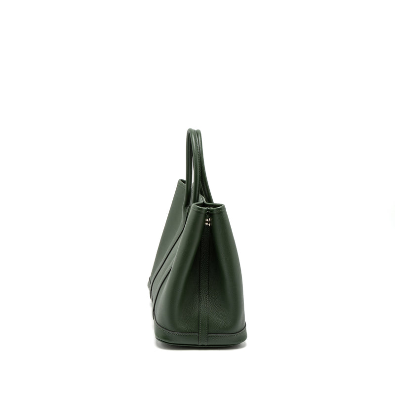 Hermes Garden Party 30 Epsom Vert Anglais SHW Stamp A