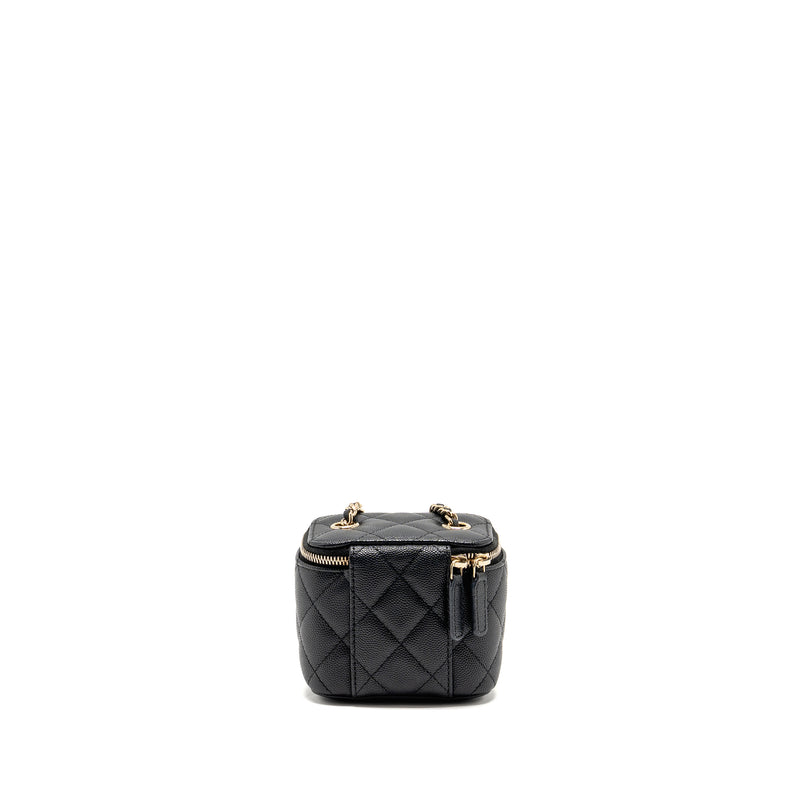 Chanel Classic Small Vanity with Chain Caviar Black LGHW
