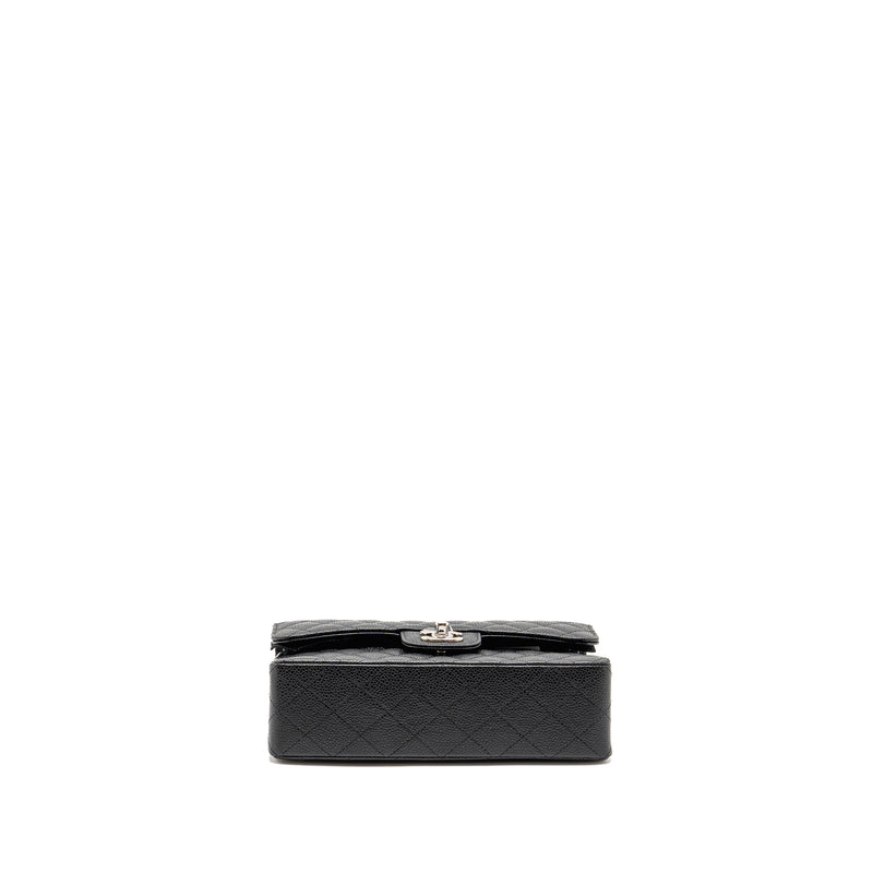 Chanel Small Classic Double Flap Bag Caviar Black SHW