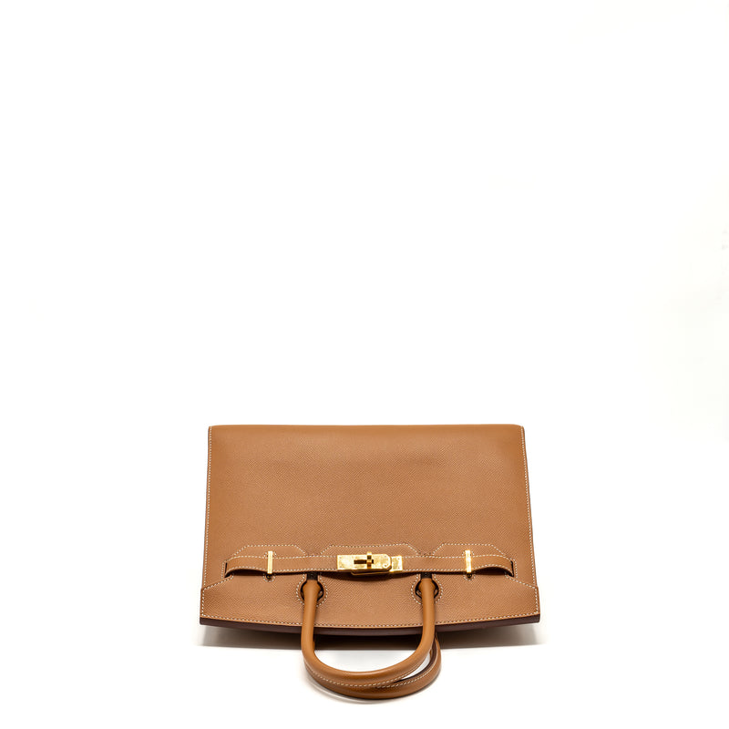 Hermes Birkin 30 Epsom Gold GHW Stamp Z