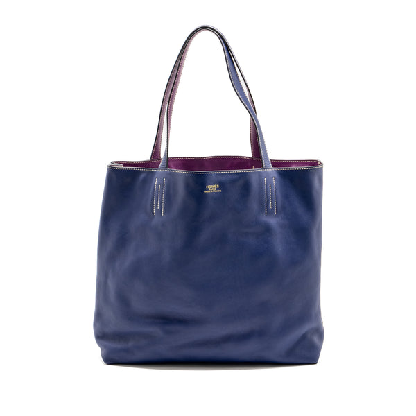 Hermes Double Sense 36 Swift blue obscures / anemon Stamp Square R