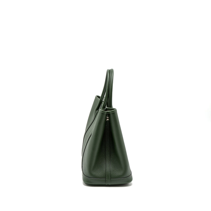 Hermes Garden Party 30 Epsom Vert Anglais SHW Stamp A