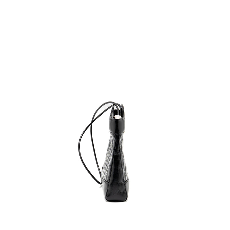 Chanel Mini 31 Bag Shiny Lambskin Black LGHW (Microchip)