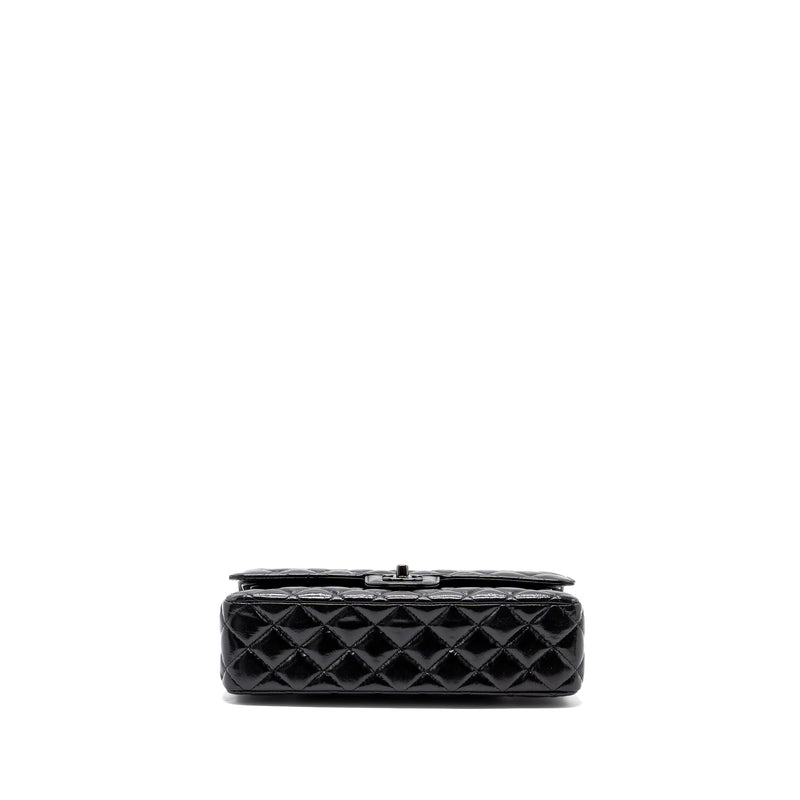 Chanel Medium Classic Double Flap Bag Shiny Calfskin So Black