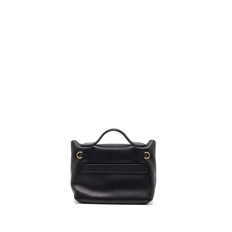 Hermes Mini 24/24 2424-21 Bag Volupto Black GHW Stamp U