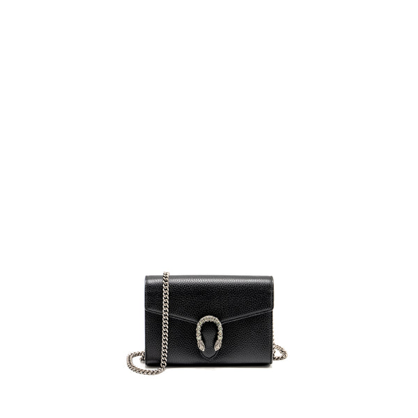 Gucci Dionysus Wallet on Chain Calfskin Black SHW