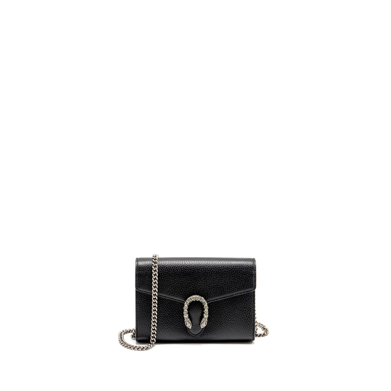 Gucci Dionysus Wallet on Chain Calfskin Black SHW