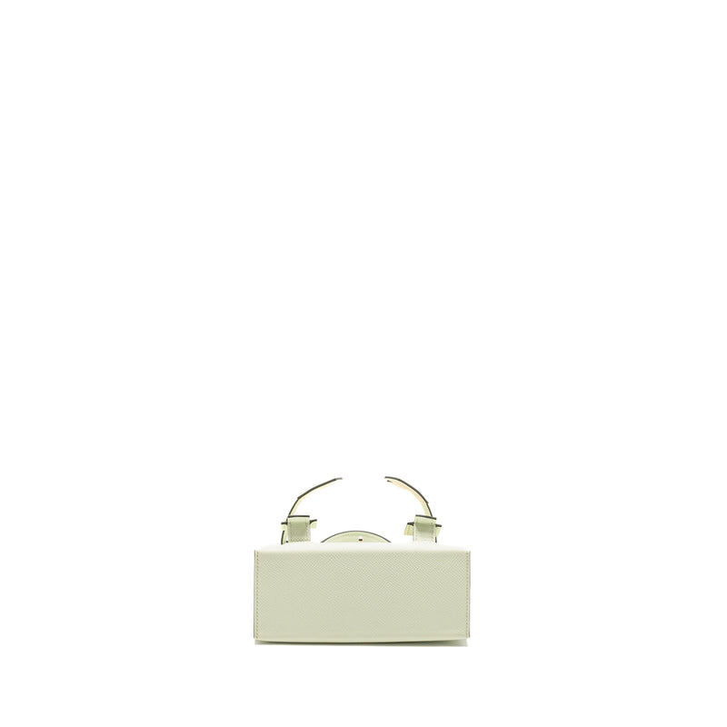 Hermes Kelly Dole Picto Epsom vert fizz / nata / rose Texas SHW stamp B