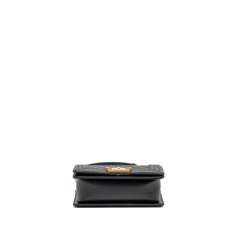 Chanel Small Boy Bag Caviar Black GHW
