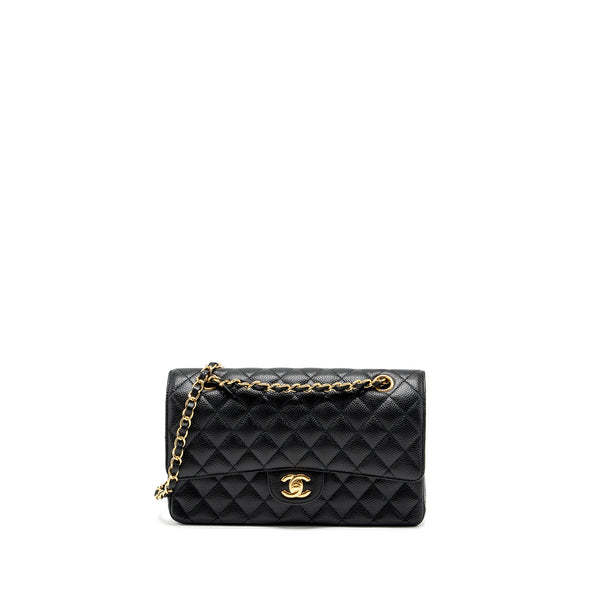 Chanel Medium Classic Double Flap bag Caviar black GHW