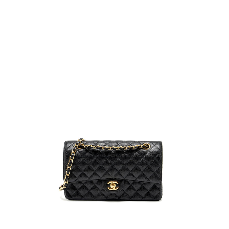 Chanel Medium Classic Double Flap bag Caviar black GHW