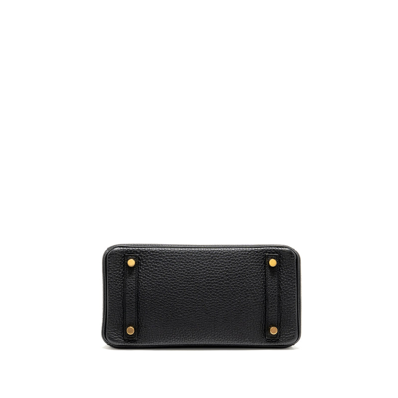 Hermes Birkin 25 Togo Black GHW Stamp U