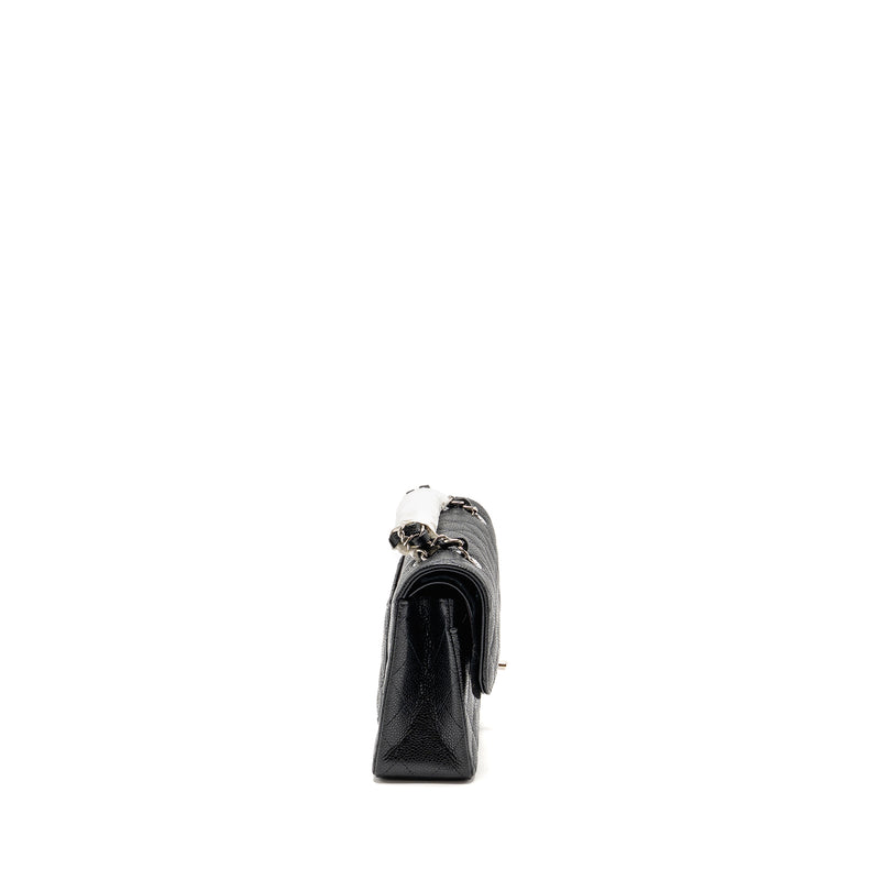 Chanel Small Classic Double Flap Bag Caviar Black SHW