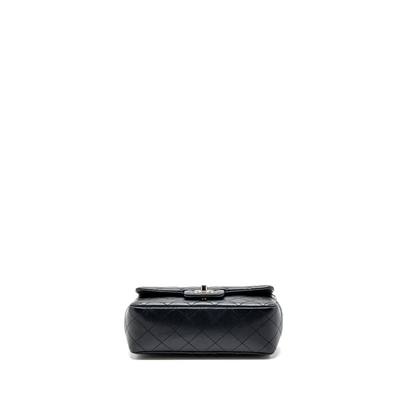 Chanel Classic Mini Rectangular Flap Bag Lambskin Black SHW