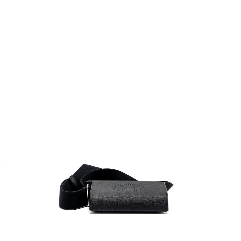 Hermes Videpoches togo black SHW stamp B