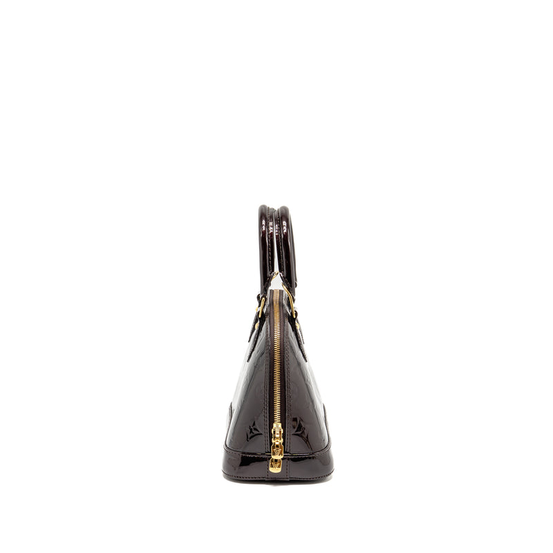 Louis Vuitton Alma BB Patent Leather Amatante GHW