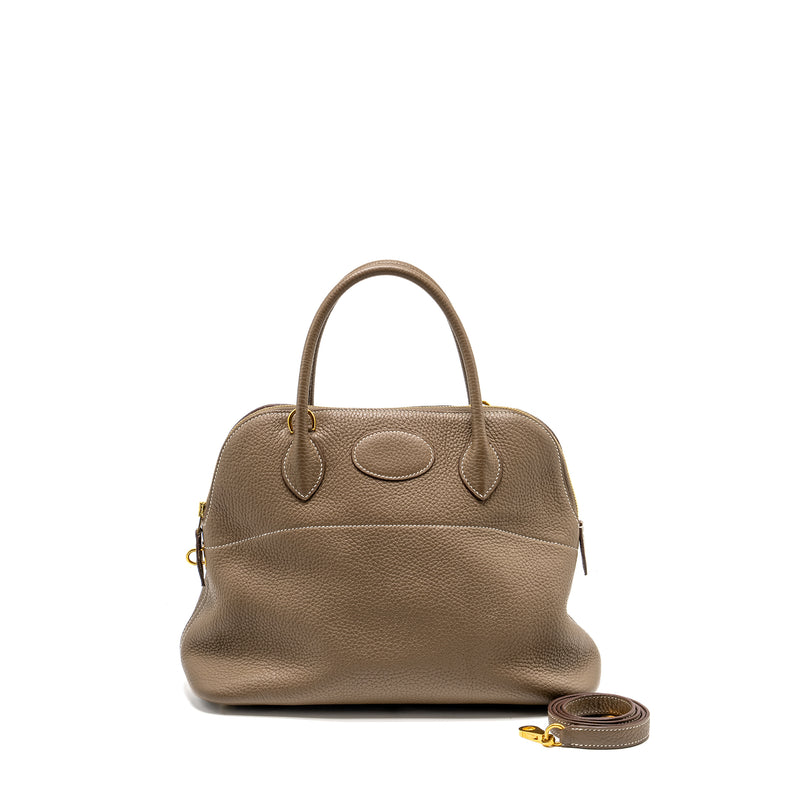 Hermes Bolide 31 Clemence Etoupe GHW Stamp Y