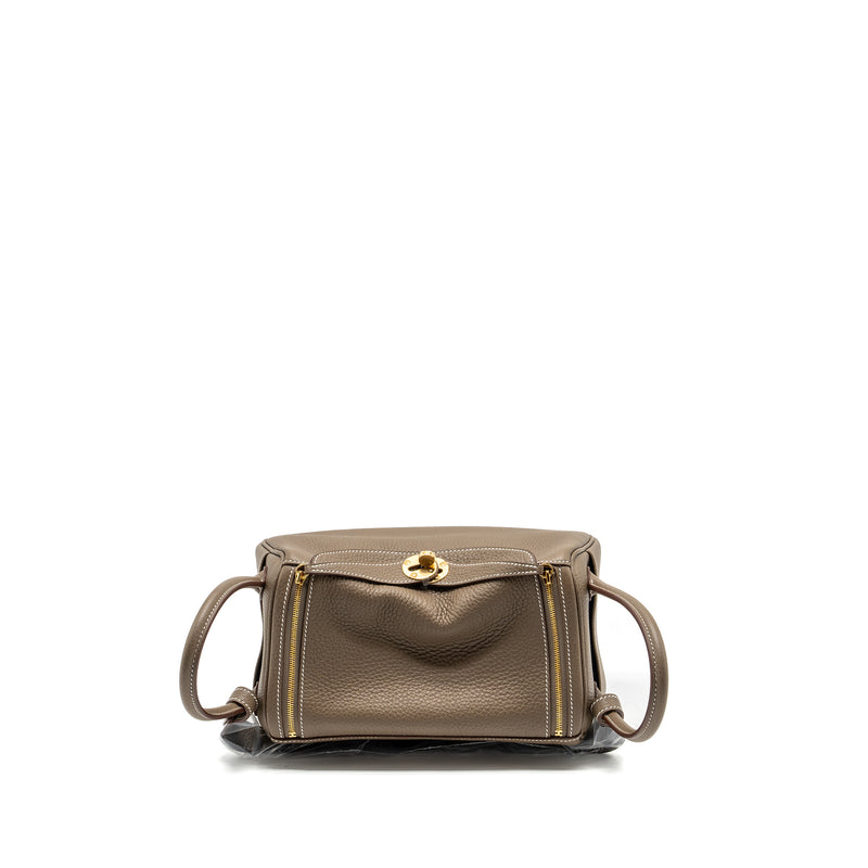 Hermes Lindy 26 Clemence Etoupe GHW Stamp U
