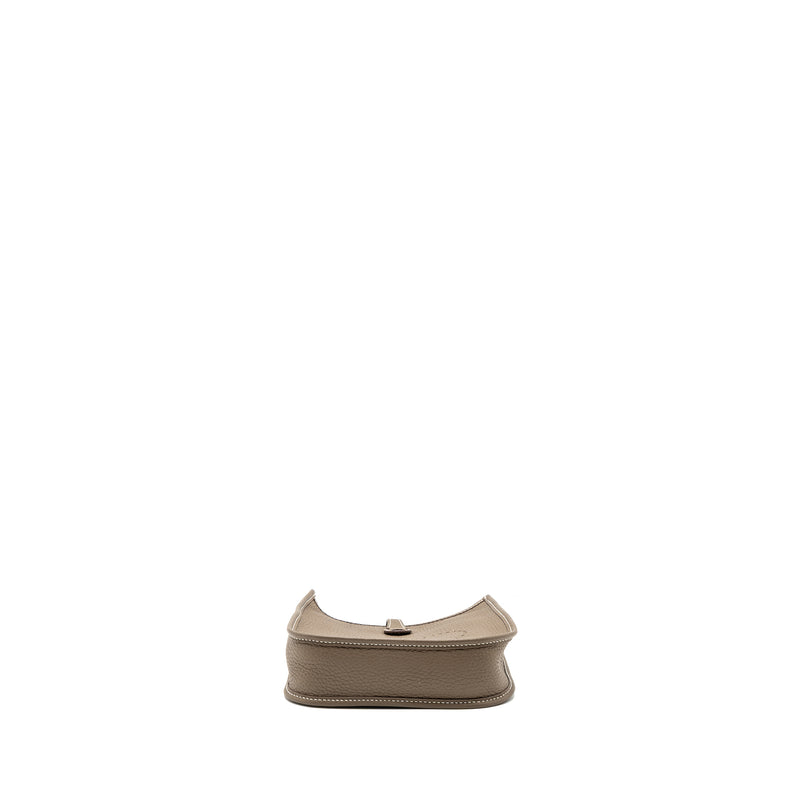 Hermes mini evelyne clemence etoupe GHW stamp U