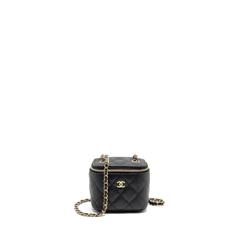 Chanel Classic Small Vanity with Chain Caviar Black LGHW