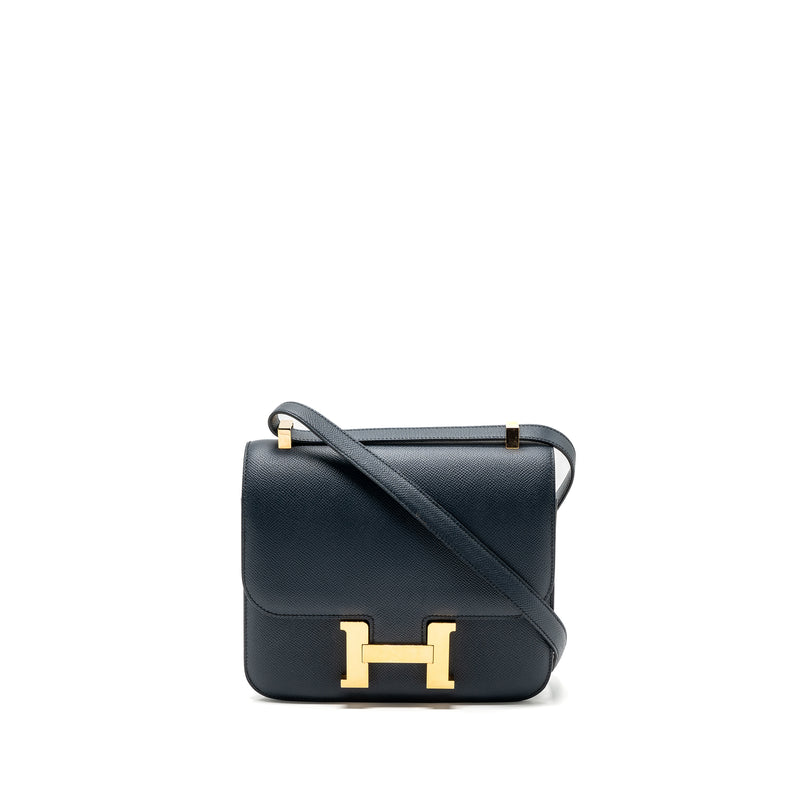 Hermes Constance 24 Epsom Blue Nuit GHW Stamp C