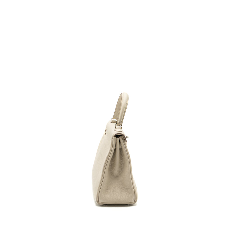 Hermes kelly 25 togo Craie SHW stamp Z