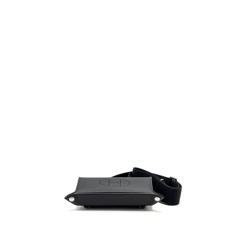 Hermes Videpoches togo black SHW stamp B