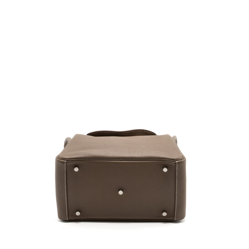 Hermes Lindy 30 Clemence Etoupe SHW Stamp C