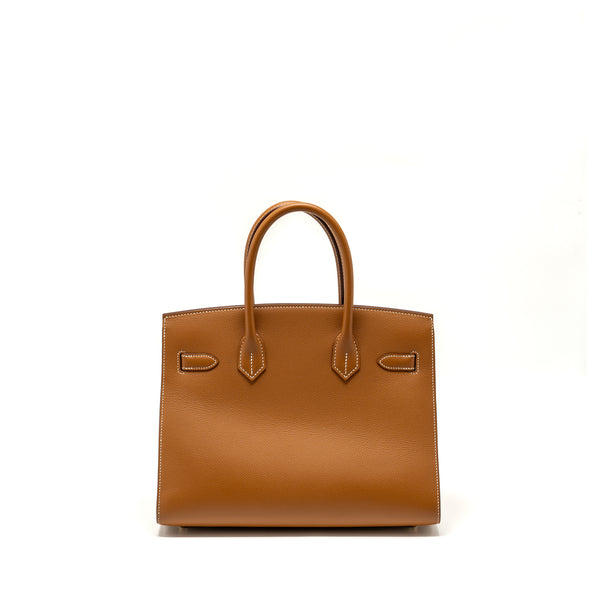 Hermes Birkin 30 Epsom Gold GHW Stamp Z