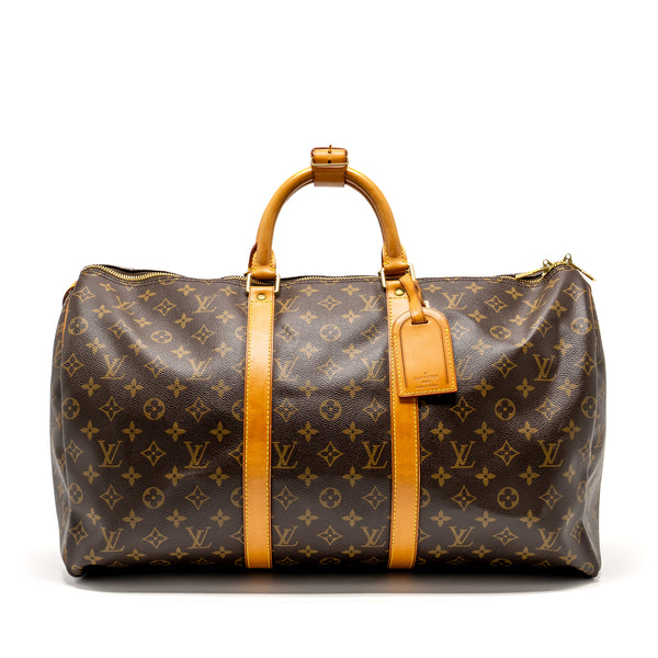 Louis Vuitton Keepall 55 monogram canvas GHW