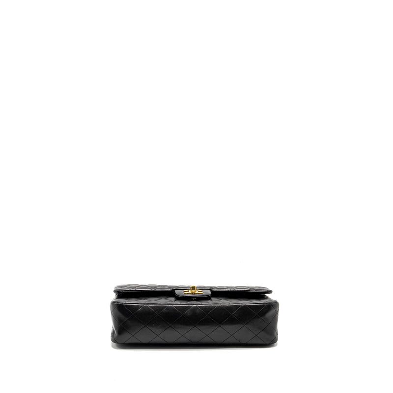 Chanel Medium Classic Double Flap Bag Lambskin BLACK GHW