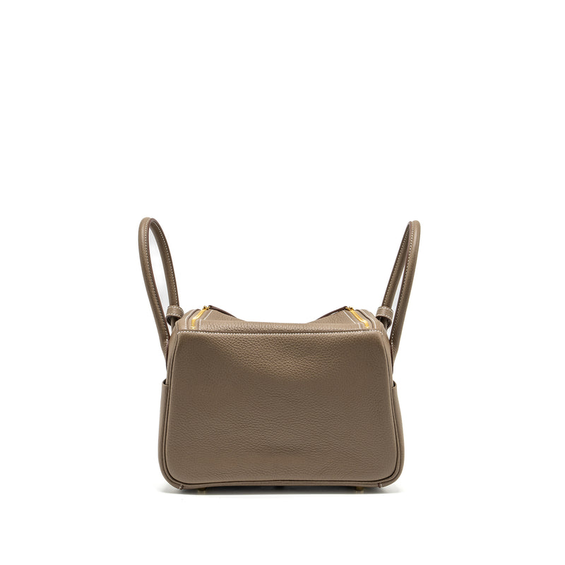 Hermes Lindy 26 Clemence Etoupe GHW Stamp U