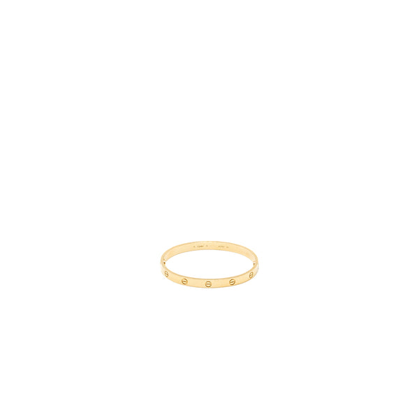 Cartier size 19 love bracelet Yellow gold