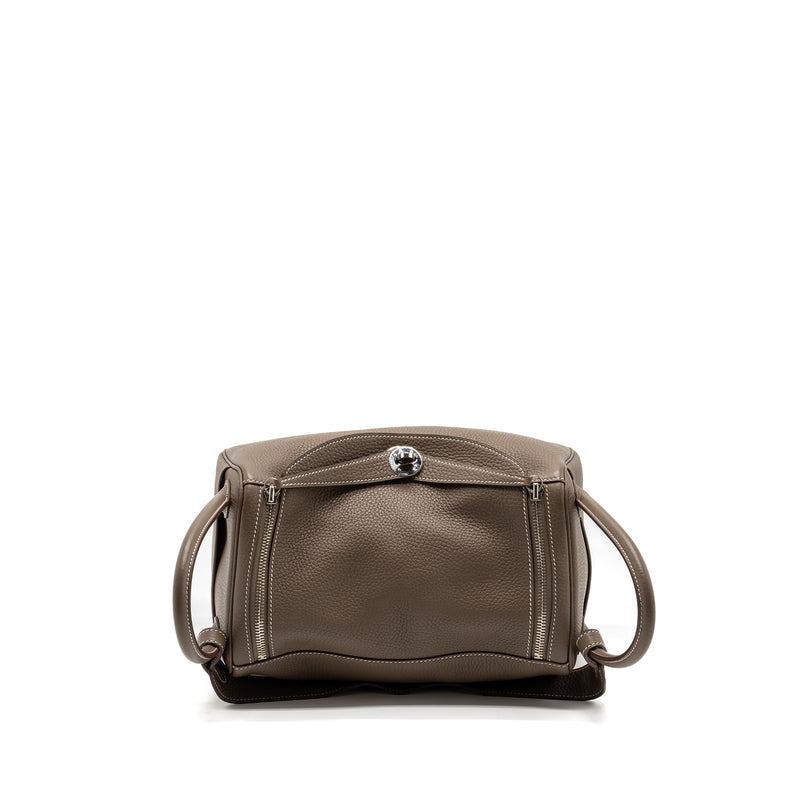 Hermes Lindy 30 Clemence Etoupe SHW Stamp C