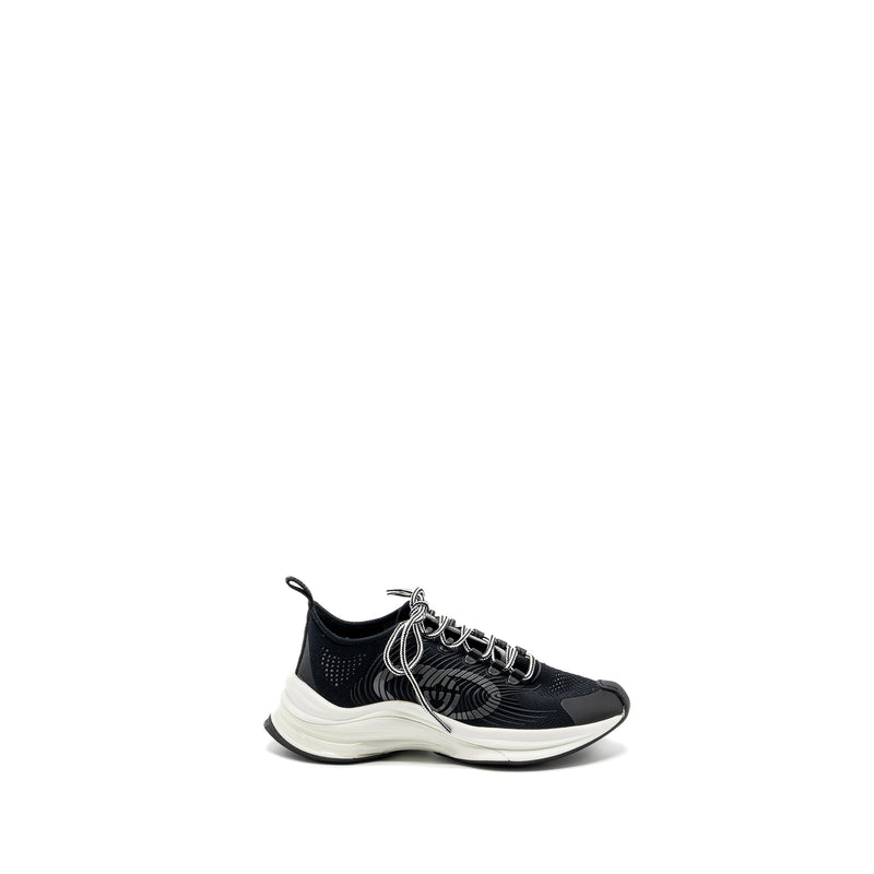 Gucci size 36.5 black / white sneakers