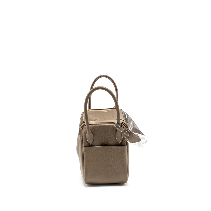 Hermes Lindy 26 Clemence Etoupe GHW Stamp U