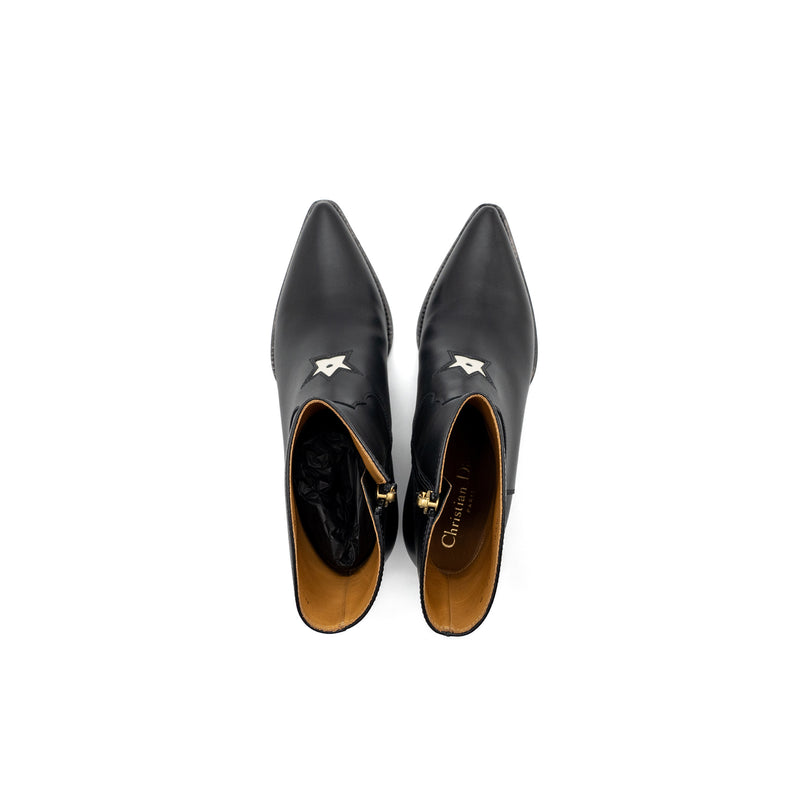 Dior Size 36 DIOR L.A Heeled Ankle Boots Calfskin Black