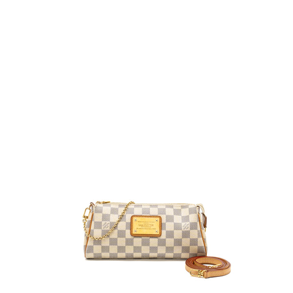 Louis Vuitton Eva Pochette Damier Azur GHW