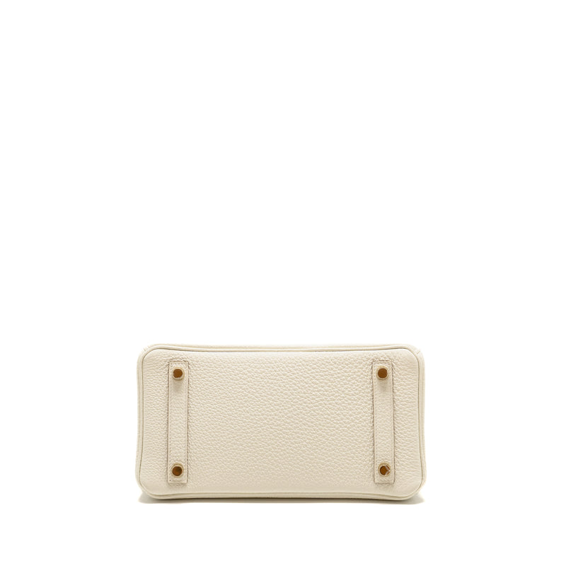 Hermes Birkin 25 Togo Mushroom GHW Stamp W